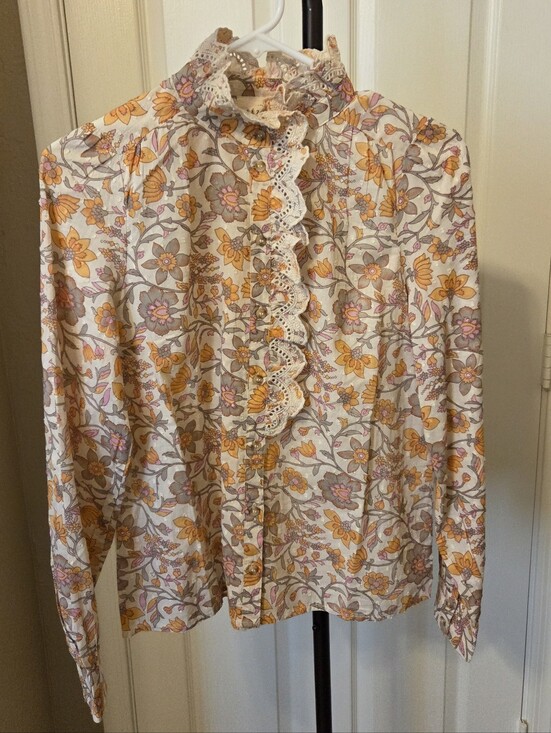 Sezane Tops - Sezane Chlo Shirt Imprimé Jardin Céleste - Size 32 NWOT